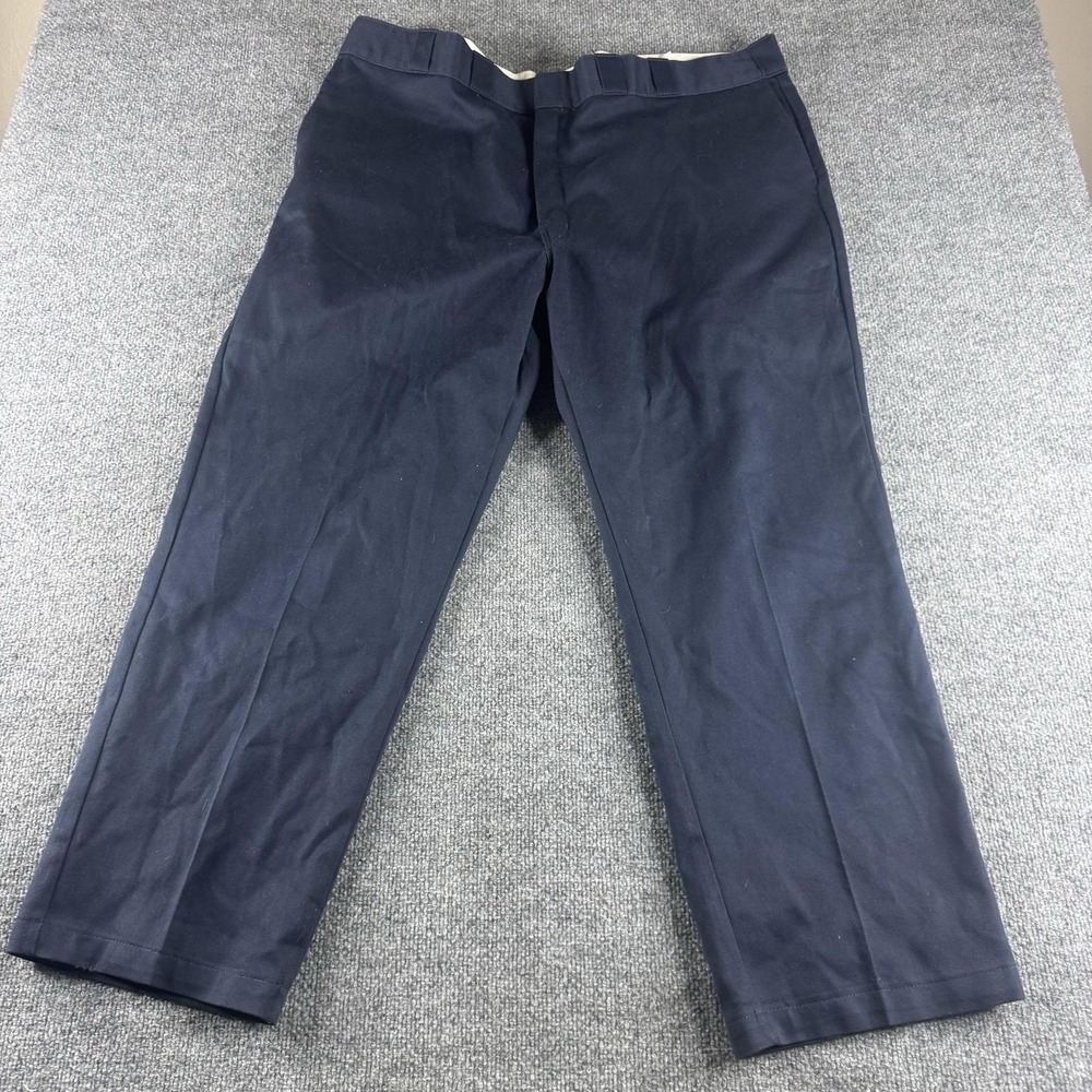 Dickies Pants Mens 46x30 Blue 874 Original Fit Flex Workwear Chino Straight